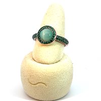 Ring Lucos Woman in Silver ES875 BLU - ES875 BLU